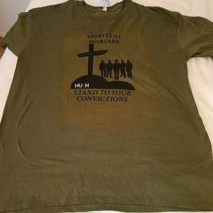 Hush Military Green Mens Tshirt